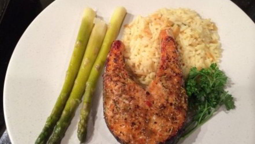 Рецепт стейков из семги в духовке