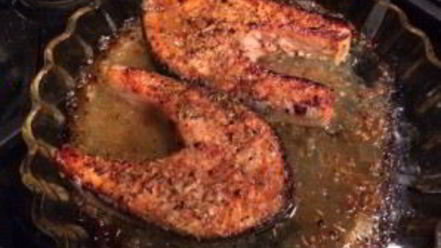 Рецепт стейков из семги в духовке