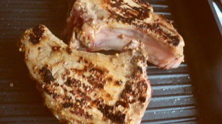 Рецепт свиного стейка на гриле