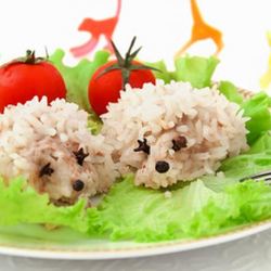 Рецепт Ежиков рисовых тефтели