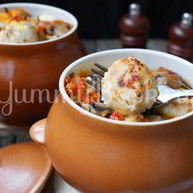 Рецепт Куриных тефтелей в горшочках