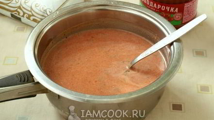 Рецепт подливы для тефтелей