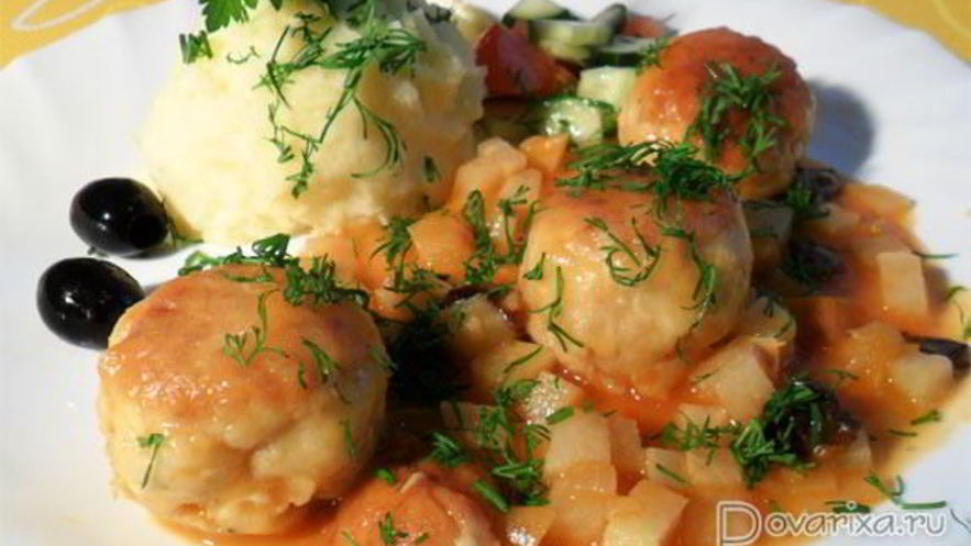 Рецепт рыбных тефтелей по-молдавски