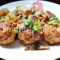 Рецепт Рыбных тефтелей с грибным соусом