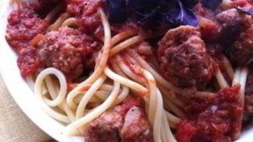 Рецепт спагетти болоньезе с тефтелями