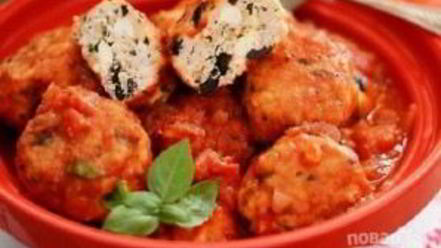 Рецепт тефтелей из индейки с оливками