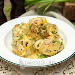 Рецепт Тефтелей из индейки в сметанном соусе