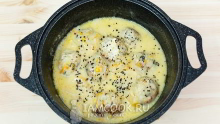 Рецепт тефтелей из индейки в сметанном соусе