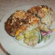 Рецепт Тефтелей на овощной подушке