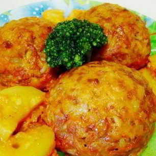 Рецепт Тефтелей под соусом в духовке