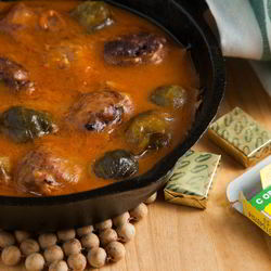 Рецепт Тефтелей с брюссельской капустой в нежном соусе