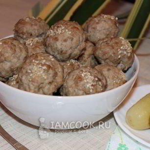 Рецепт Тефтелей с гречкой