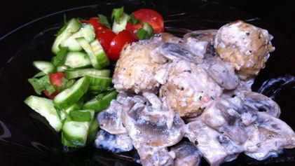 Рецепт Тефтелей с грибами