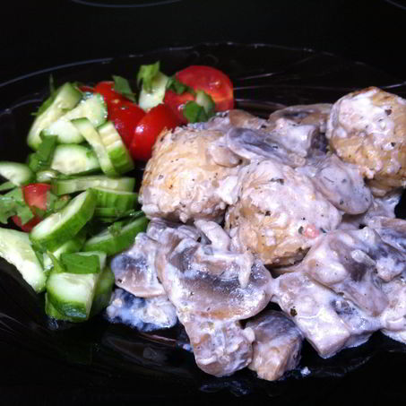 Рецепт Тефтелей с грибами