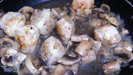 Рецепт тефтелей с грибами