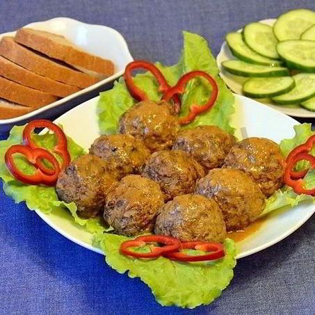 Рецепт Тефтелей с капустой и рисом