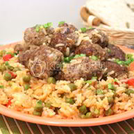 Рецепт Тефтелей с рисом и овощами