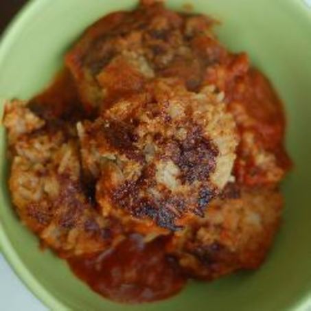 Рецепт Тефтелей с рисом в томатном соусе