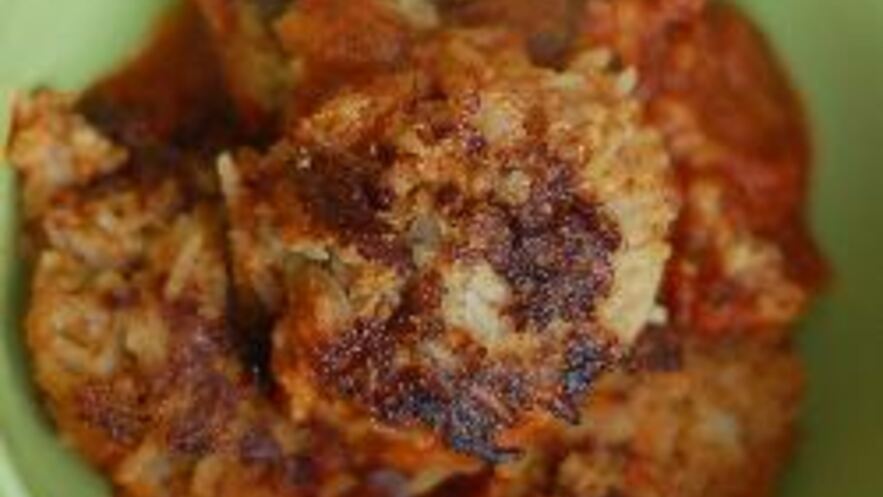 Рецепт тефтелей с рисом в томатном соусе