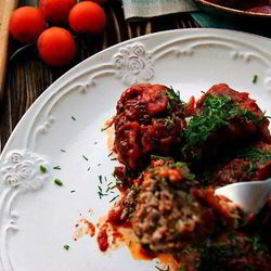 Рецепт Тефтелей в густом томатном соусе