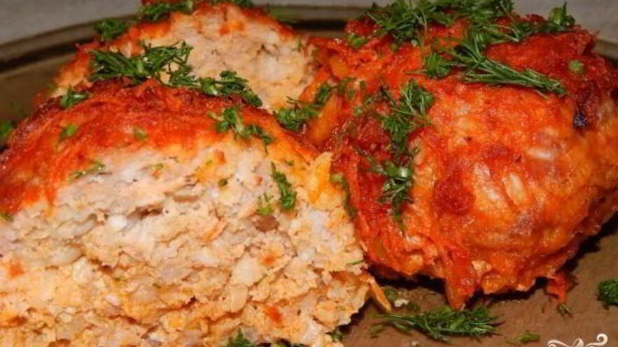 Рецепт тефтелей в овощном соусе