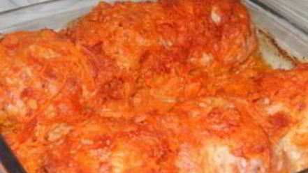 Рецепт тефтелей в овощном соусе