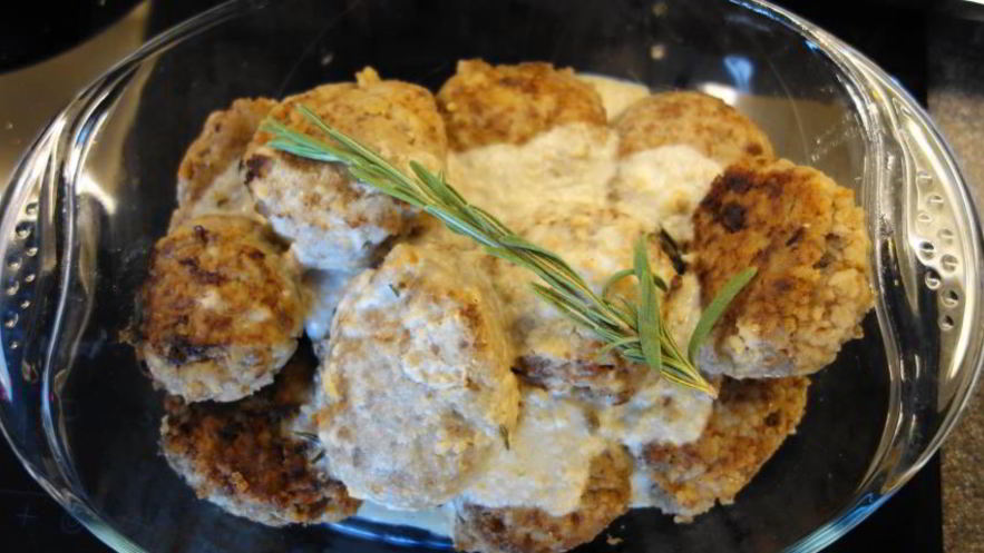 Рецепт тефтелей в сливочном соусе