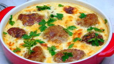 Рецепт тефтелей в сырно-сливочном соусе