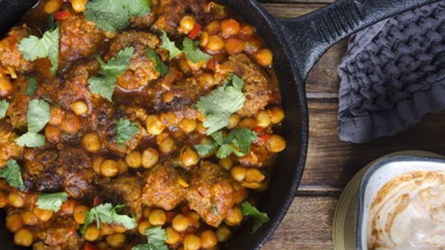 Рецепт тефтелей в томатном соусе с нутом