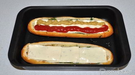 Рецепт тефтелей, запеченных в багете