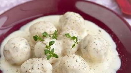 Рецепт Тефтелек в сливочном соусе