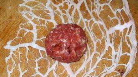 Рецепт тефтелек в свиной жировой сетке