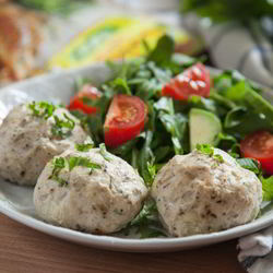 Рецепт Запеченных куриных тефтелей с травами