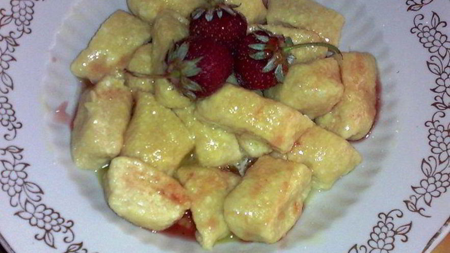 Рецепт ленивых вареников из пряженого творога