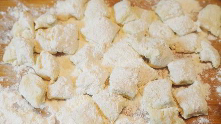 Рецепт ленивых вареников на кефире