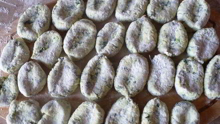 Рецепт ленивых вареников со шпинатом