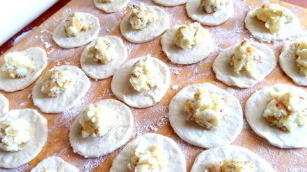 Рецепт постных вареников с картошкой