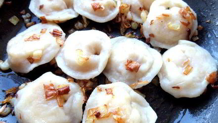 Рецепт постных вареников с картошкой