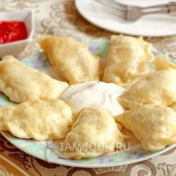 Рецепт Вареников на кефире на пару