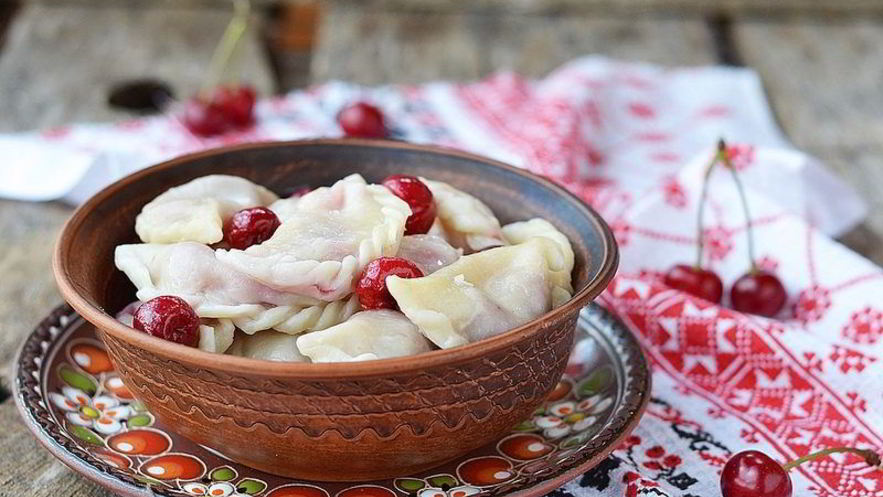 Рецепт вареников с черешней
