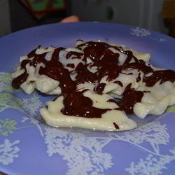 Рецепт Вареников с черникой и шоколадом