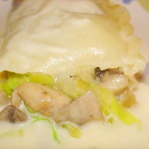 Рецепт Вареников с капустой и грибами