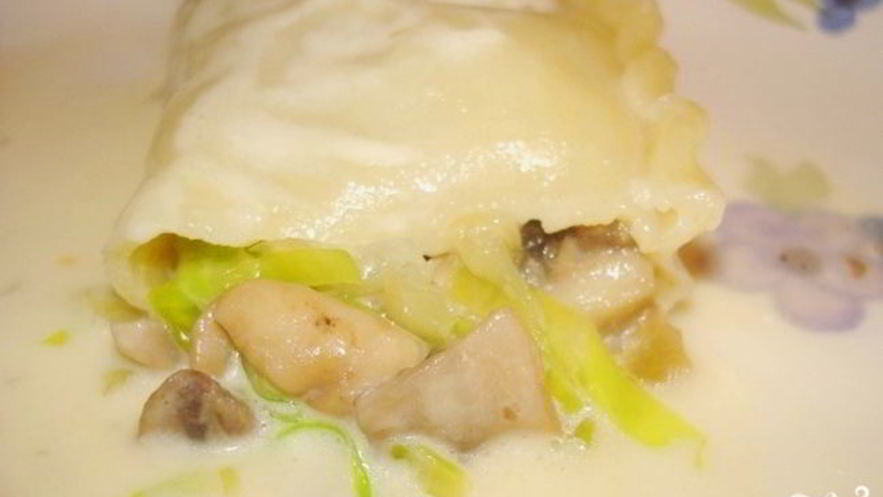 Рецепт вареников с капустой и грибами