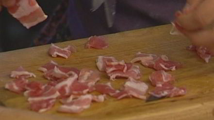 Рецепт вареников с картофелем, беконом и укропом