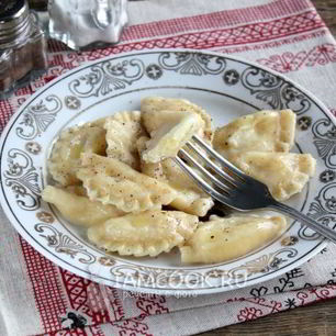 Рецепт Вареников с картошкой и творогом