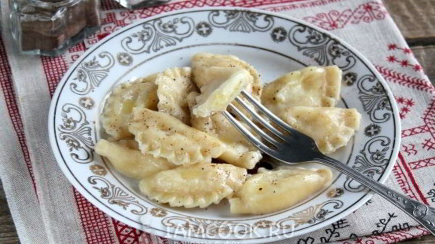 Рецепт вареников с картошкой и творогом