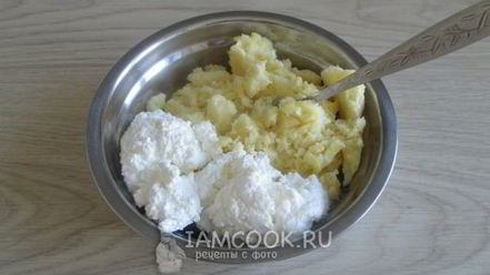 Рецепт вареников с картошкой и творогом