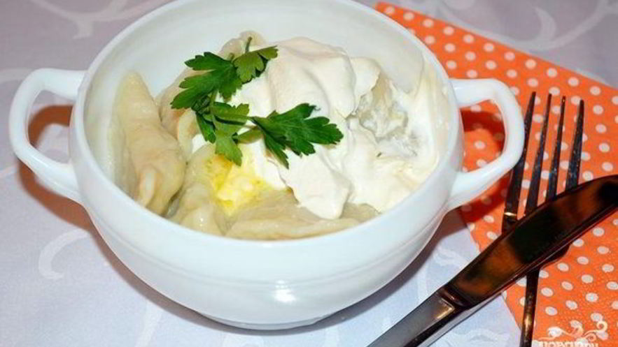 Рецепт вареников с курицей