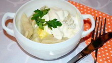 Рецепт вареников с курицей