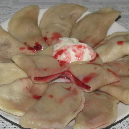 Рецепт Вареников с малиной